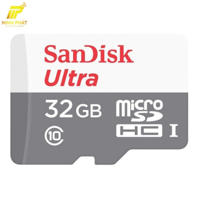 Thẻ Nhớ Giám Sát Micro SD 32Gb SANDISK Ultra SDSQQNR-032G-GN6MN