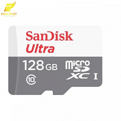 Thẻ Nhớ Giám Sát Micro SD 128Gb SanDisk Ultra SDSQUNR-128G-GN6MN