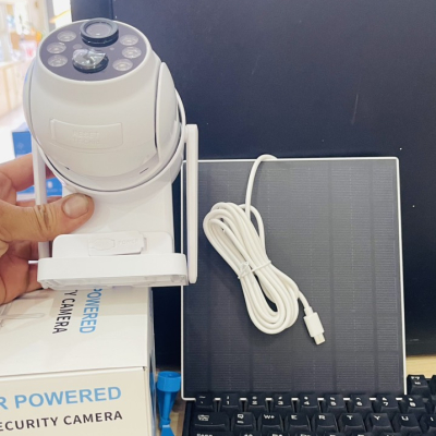 Camera PTZ Năng Lượng Mặt Trời 4G Không Dây NetCAM STL4G, Chất lượng video HD 4MP, Dùng Sim 4G, Dung lượng pin 8000mA