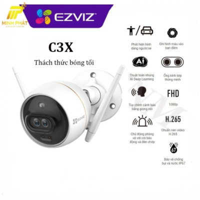 Camera Ezviz C3X – 1080P (Có Màu Ban Đêm)