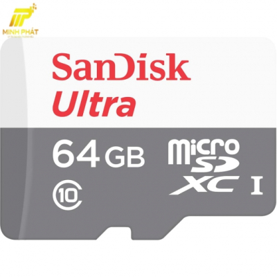 Thẻ Nhớ Giám Sát Micro SD 64Gb SANDISK Ultra SDSQQNR-064G-GN6MN