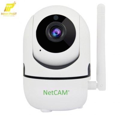 Camera IP Wifi NetCAM NR02 Full HD 2MP / 3MP, Có Chức Năng Đàm Thoại, Có Khe Cắm Thẻ Nhớ Hỗ Trợ Lưu Trữ Tối Đa 128GB - Hãng Phân Phối Chính Thức